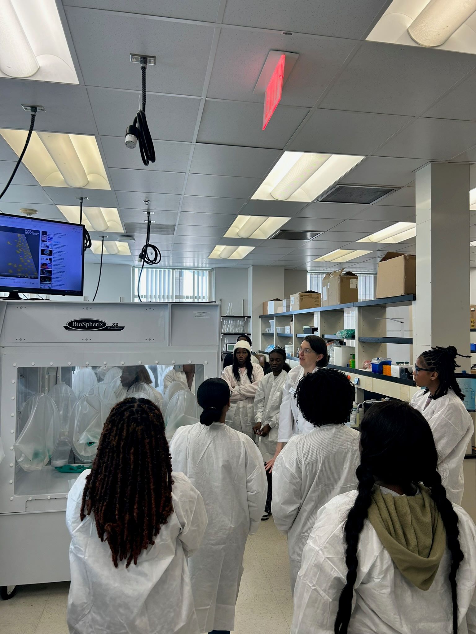 Students in lab