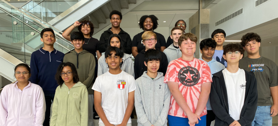 group photo of the students from this year